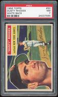 Image for 1956 Topps #50 Dusty Rhodes WB PSA 7 *7564 (Reed Buy)