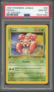 Image for 1999 Pokemon Jungle Paras 1st Edition 59/64 PSA 10