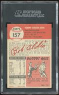 Image for 1953 Topps #157 Bob Addis SGC 84 *7086 (Reed Buy)
