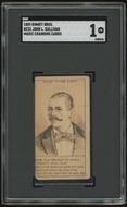 Image for 1889 Kinney Bros. Magic Changing Cards N223 John L. Sullivan SGC 1 *8436 (Reed Buy)