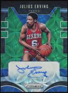 Image for 2019/20 Panini Prizm Signatures Prizm Choice Green #SGJEV Julius Erving #/8 (Reed Buy)