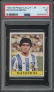 Image for 1979/80 Panini Calciatori Stickers Soccer #312 Diego Maradona Rookie PSA 5 (EX)
