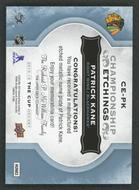 Image for 2015-16 Upper Deck The Cup Patrick Kane Championship Etchings /15