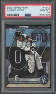 Image for 2022 Topps Now Baseball #1012 Aaron Judge PSA 10 (GEM MT)