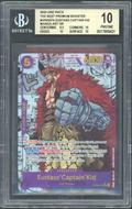 Image for 2024 One Piece OP05-074 Eustass "Captain Kid" Manga SR English BGS 10