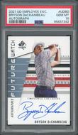 Image for 2021 Upper Deck SP Authentic Bryson DeChambeau Employee Exclusive Future Watch Auto #UDBD PSA 10