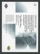 Image for 2001 Upper Deck SP Authentic Sign of The Times John Daly Auto JD