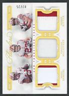 Image for 2022 Panini Flawless Samuel/McCaffrey/Kittle Triple Patch Silver /20