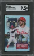Image for 2024 Topps Baseball #HFA17 Bryce Harper Home Field Advantage SGC 9.5 (MINT+)