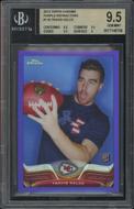 Image for 2013 Topps Chrome Football #118 Travis Kelce Purple Refractor Rookie #187/499 BGS 9.5 (GEM MT)