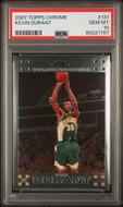 Image for 2007/08 Topps Chrome Kevin Durant Rookie #131 PSA 10