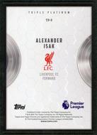 Image for 2026 Topps Chrome Premier League Alexander Isak Triple Platinum Black /10