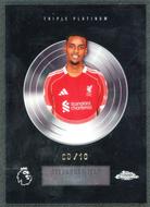 Image for 2026 Topps Chrome Premier League Alexander Isak Triple Platinum Black /10