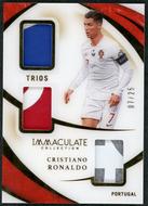 Image for 2020 Panini Immaculate Cristiano Ronaldo Portugal Trios Patch /25