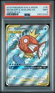 Image for 2019 Pokemon Team Up Magikarp & Wailord Gx Tag Team #161 PSA 9