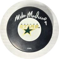 Image for Mike Modano Autographed Stars Hockey Puck TriStar 0180453 (Reed Buy)