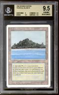 Magic MTG 3rd Ed Revised Tropical Island BGS 9.5 (9, 9.5