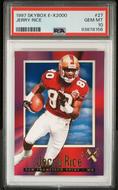 Image for 1997 Skybox E-X 2000 Jerry Rice #27 PSA 10