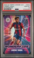 Image for 2023-24 Topps Chrome UCC Lamine Yamal Wonderkids #WK3 PSA 10