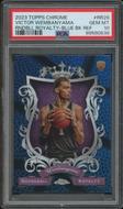 Image for 2023/24 Topps Chrome Basketball #RR26 Victor Wembanyama Roundball Royalty Blue Refractor Rookie PSA 10 GEM MT