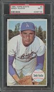 Image for 1964 Topps Giants Baseball #3 Sandy Koufax PSA 7 (NM)