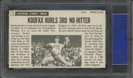 Image for 1964 Topps Giants Baseball #3 Sandy Koufax PSA 7 (NM)