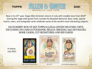 Image for 2021 Topps Allen & Ginter Baseball Hobby Box