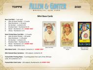 Image for 2021 Topps Allen & Ginter Baseball Hobby Box