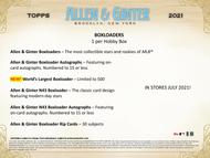 Image for 2021 Topps Allen & Ginter Baseball Hobby Box
