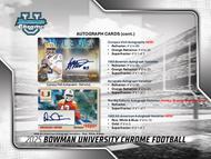 Image for 2025 Bowman University Chrome Football Hobby Jumbo Box