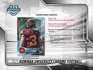 Image for 2025 Bowman University Chrome Football Hobby 12-Box Case