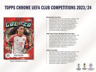 Image for 2023/24 Topps Chrome UEFA Club Competitions Soccer Hobby Jumbo Pack