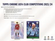 Image for 2023/24 Topps Chrome UEFA Club Competitions Soccer Hobby Jumbo Pack