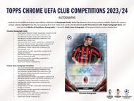 Image for 2023/24 Topps Chrome UEFA Club Competitions Soccer Hobby Jumbo Pack