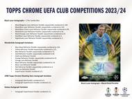 Image for 2023/24 Topps Chrome UEFA Club Competitions Soccer Hobby Jumbo Pack