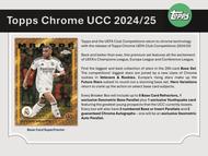 Image for 2024/25 Topps Chrome UEFA Club Competitions Soccer Delight Box