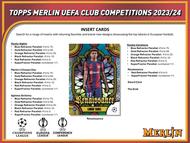 Image for 2023/24 Topps Chrome Merlin UEFA Club Competitions Soccer Hobby Box