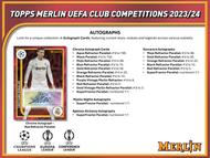 Image for 2023/24 Topps Chrome Merlin UEFA Club Competitions Soccer Hobby Box