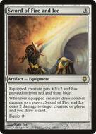Image for Magic the Gathering Darksteel Sword of Fire and Ice MODERATELY PLAYED (MP)