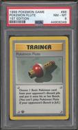 Image for Pokemon Base Set 1st Edition Shadowless Pokemon Flute 86/102 PSA 8