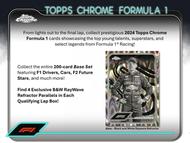Image for 2024 Topps Chrome F1 Formula 1 Qualifying Lap Hobby 20-Box Case