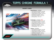 Image for 2024 Topps Chrome F1 Formula 1 Qualifying Lap Hobby 20-Box Case
