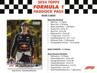 Image for 2024 Topps Paddock Pass F1 Formula 1 Hobby Box