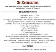 Image for 2025 Rittenhouse Game Of Thrones The Great Houses Hobby Box