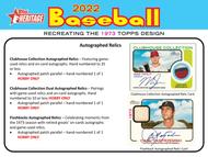 Image for 2022 Topps Heritage Baseball Hobby Box
