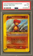 Image for Pokemon Expedition Reverse Holo Foil Magby 17/165 PSA 8