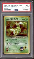 Image for Pokemon Gym Heroes Japanese Rocket's Scyther 123 PSA 9