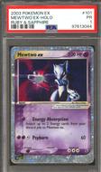 Image for Pokemon Ruby & Sapphire Mewtwo EX 101/109 PSA 1