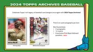Image for 2024 Topps Archives Baseball Hobby Box