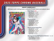 Image for 2025 Topps Chrome Baseball Hobby Box